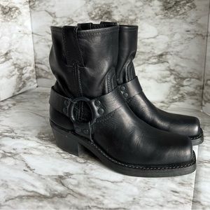 Frye black booties